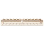 vidaXL Cadre de lit sans matelas 90x190 cm bois de pin massif