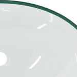 vidaXL Lavabo Verre trempé 54 5x35x15 5 cm Transparent