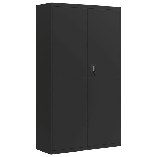 vidaXL Classeur noir 105x40x180 cm acier