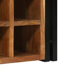 vidaXL Rangement à vin 34.5x35x39 cm Bois massif d'acacia