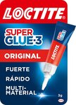 Colle transparente Loctite Super Glue-3 avec pinceau - Triple résistance - Collage et résistance instantanés - Utilisation facile