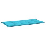vidaXL Coussin de Banc de Jardin Turquoise 100x50x4 cm Tissu Oxford
