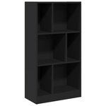vidaXL Bibliothèque noir 57x28 5x107 5 cm bois d'ingénierie