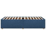 vidaXL Cadre de lit Bleu 80x200 cm Tissu