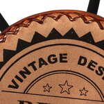 vidaXL Tabourets de bar lot de 2 cuir véritable