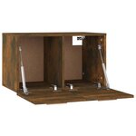 vidaXL Armoire murale Chêne fumé 60x36 5x35 cm Bois d'ingénierie