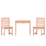 Ensemble de bistro jardin meuble extérieur terrasset de jardin 3 pièces bois massif douglas 02_0013551