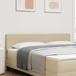 Tête de lit vidaXL Design sobre Vert Clair Gris 180 cm en Tissu Corde