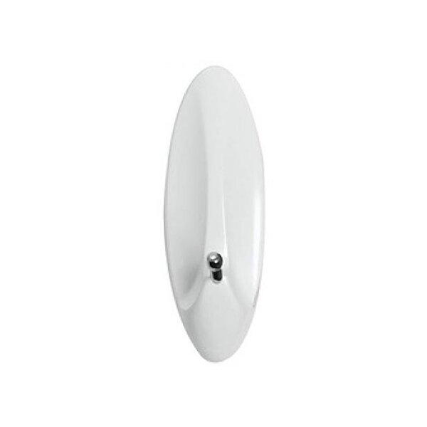 Blister de 2 crochets avec pointe en métal, blanc, taille: m command