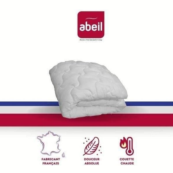 ABEIL Couette chaude 200 x 200 cm blanc