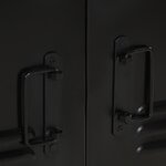 vidaXL Meuble sous lavabo 55x35x60 cm en bois massif brut