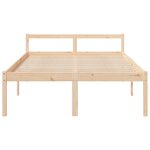 vidaXL Lit pour personne âgée 140x190 cm bois massif de pin