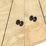vidaXL Meuble TV 140x30x40 cm bois de manguier massif