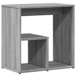 vidaXL Table d'appoint Sonoma gris 50x30x50 cm Bois d'ingénierie