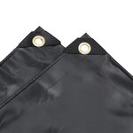vidaXL Bâche noir 1x2 5 m 650 g/m²
