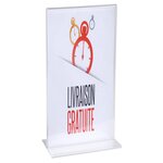 Porte-visuel Droit Vertical Dl - Cristal - X 30 - Exacompta