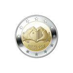 Monnaie 2 euros commémorative malte 2016 - amour