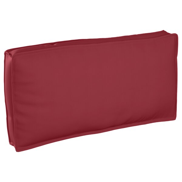 vidaXL Coussin de palette pour siège/dossier rouge vin 120x60x12 cm en tissu Oxford