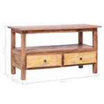 vidaXL Meuble TV 90x40x50 cm Bois de récupération massif