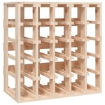 vidaXL Casier à vin 58 5x33x60 5 cm Bois de pin massif