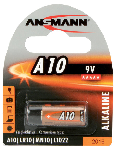 Pile alcaline A10, 9 Volt