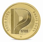 Jeux olympiques de paris 2024 - la mascotte - médaillon mascotte olympique