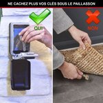 Mini-coffre à clé Select Access - combinaison rétro-éclairée, 12,6 x 7,2 cm