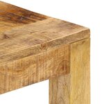 vidaXL Table basse 80x80x40 cm Bois de manguier massif