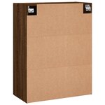 vidaXL Armoire murale chêne marron 69 5x34x90 cm