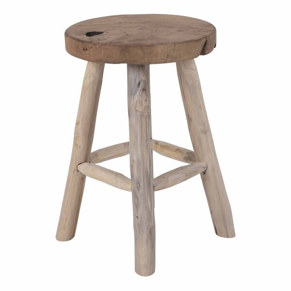 Tabouret en teck BADIA 45 cm