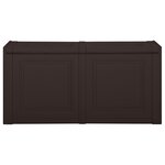 vidaXL Boîte à coussins Marron 86x40x42 cm 85 L