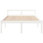 vidaXL Lit pour personne âgée sans matelas 140x190 cm bois pin massif