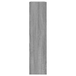 vidaXL Armoire à chaussures sonoma gris 80x21x87 5cm bois d'ingénierie