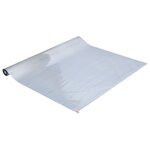 vidaXL Films solaires 3 Pièces effet réfléchissant statique argenté PVC