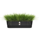 Planteur Ovale - Plastique - Ø 70 - Noir