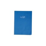 Protège-cahier 20/100ème 17x22 bleu victoria CALLIGRAPHE