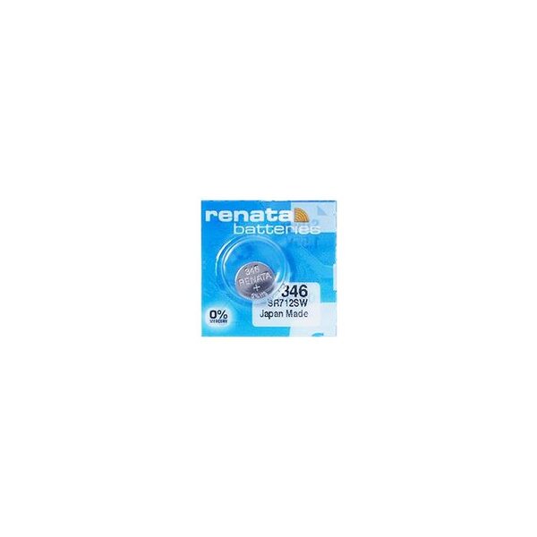 Blister de 1 Pile bouton oxyde argent X346 SR712SW RENATA
