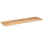 vidaXL Dessus de table 120x30x2 5cm rectangulaire bois massif manguier