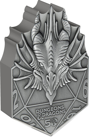 Pièce de monnaie en Argent 5 Dollars g 62.2 (2 oz) Millésime 2024 DUNGEONS AND DRAGONS