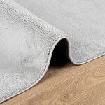 vidaXL Tapis OVIEDO à poils courts gris 80x200 cm