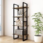 vidaXL Bibliothèque à 4 niveaux 60x30x140 cm bois de pin massif