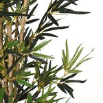 vidaXL Bambou artificiel 828 feuilles 150 cm vert