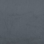vidaXL Cadre de lit Gris foncé 160 x 200 cm Velours