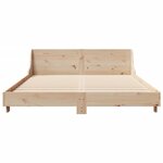 vidaXL Cadre de lit sans matelas 135x190 cm bois de pin massif