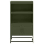 vidaXL Meuble TV anthracite 100 5x39x60 5 cm acier