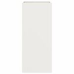 vidaXL Jardinière blanc 32x29x75 cm acier laminé à froid