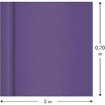 Rouleau papier kraft 3x0.70m violet CLAIREFONTAINE