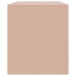 vidaXL Meuble TV rose 99x39x44 cm acier
