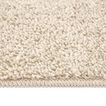 vidaXL Tapis Shaggy à Haute Pile Crème 160x160 cm PP