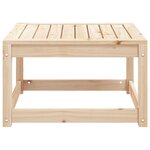 vidaXL Repose-pied de jardin bois de pin massif